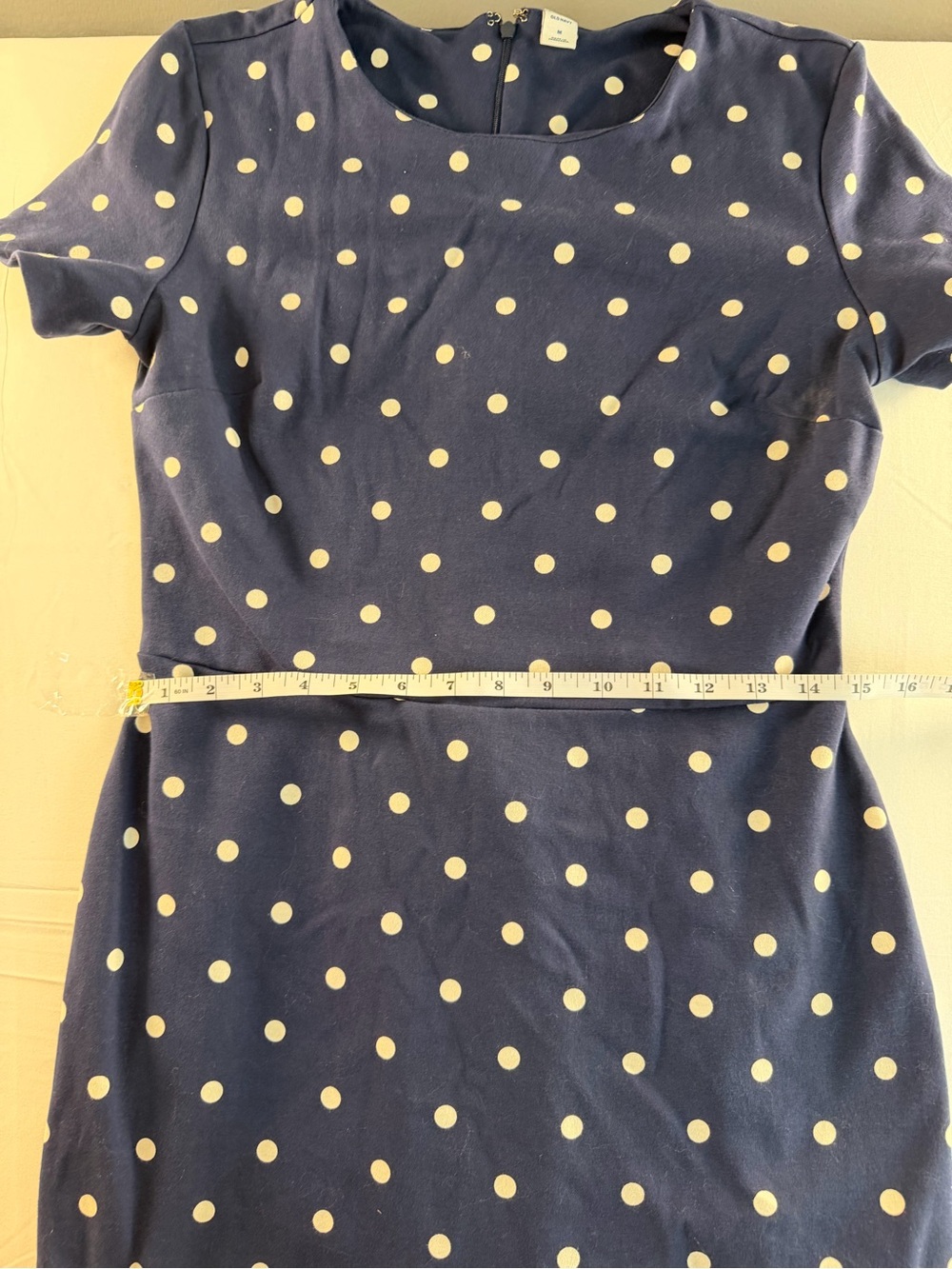 Old Navy Navy Dress with White Polka Dots - Picture 6 of 12